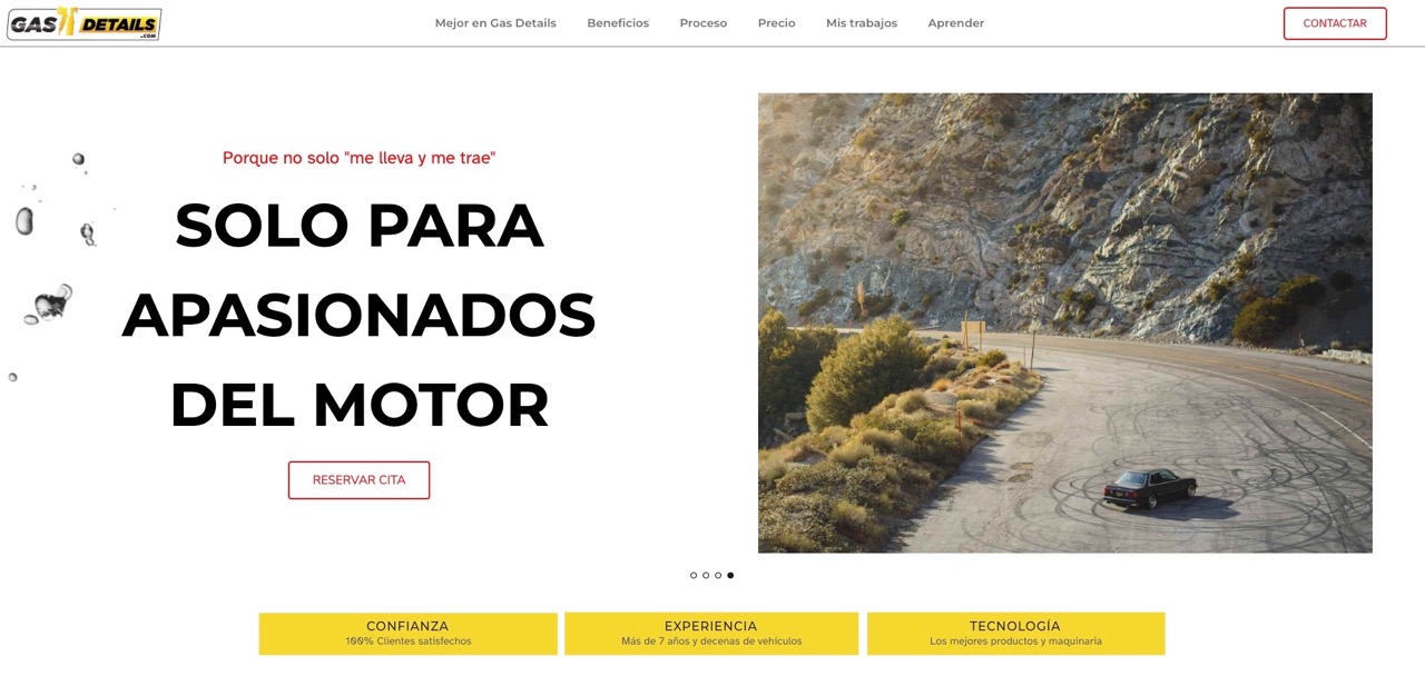 Nuevo sitio web para Gas Details Madrid Grande